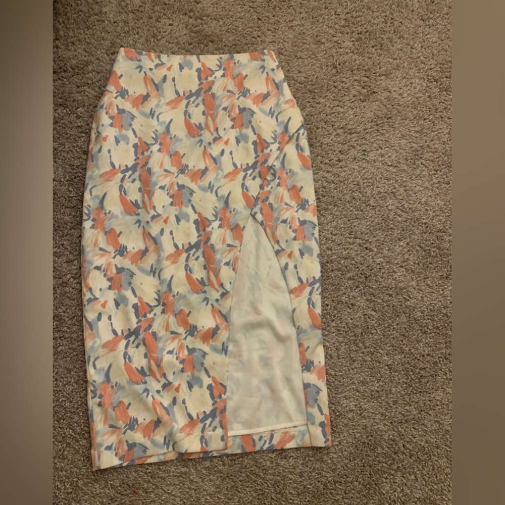 Abercrombie midi skirt with slit in front